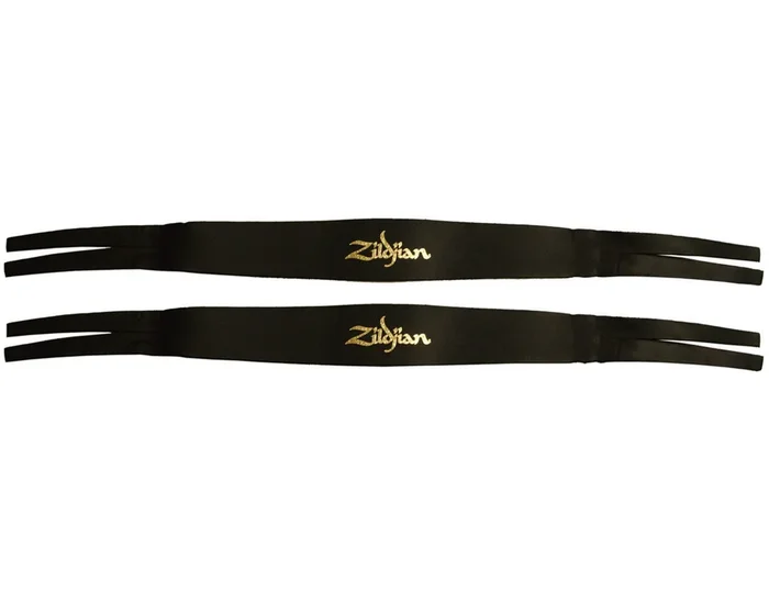 Zildjian P0750 Zildjian Cymbal Leather Straps – Black