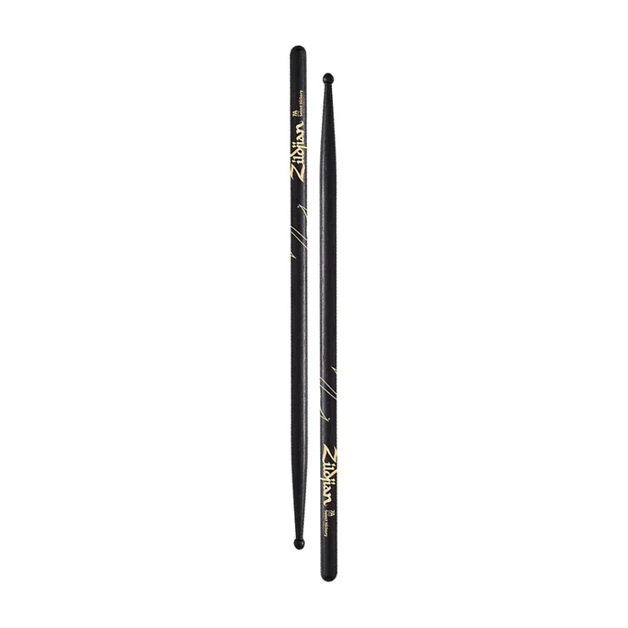Zildjian Z7AB Hickory Series 7A Wood Tip Black Drumstick
