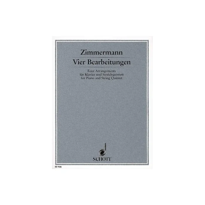 Zimmermann, Bernd Alois – 4 Arrangements